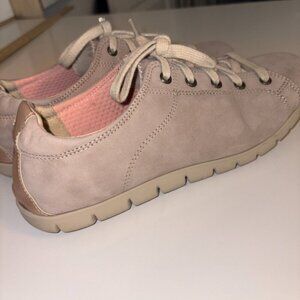 Women's SAS Solstice II - Lace Up Flat - Taupe - size 8 Narrow - Made in USA